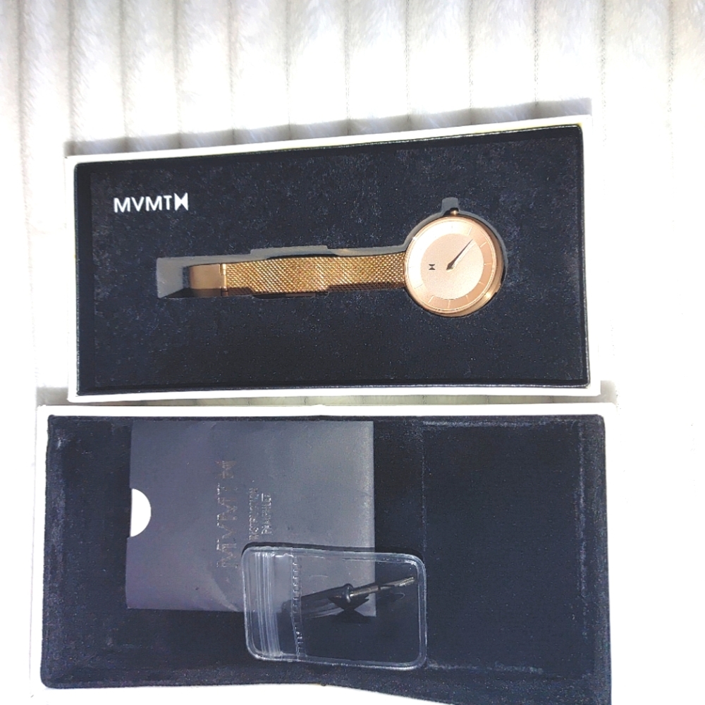 MVMT womens Rose Gold watch